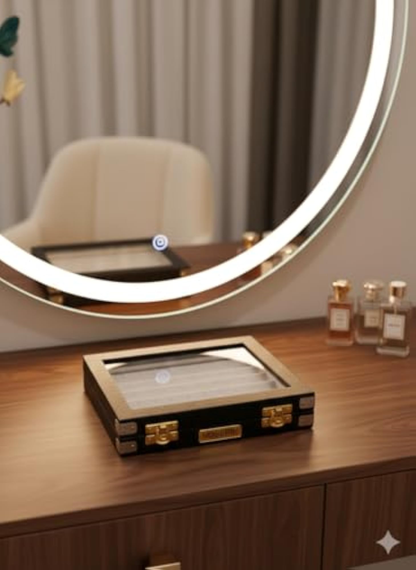 60 Nosepin Box, Multiple Velvet Jewelry Storage Box